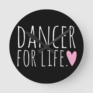 Horloge Ronde Dancer For Life Black