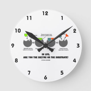 Horloge Ronde Dans La Vie Êtes-Vous L'Enzyme Ou Le Substrat ?Hu