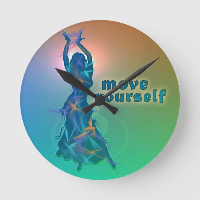 Horloge Ronde Danseuse *Pheja* (Recto)