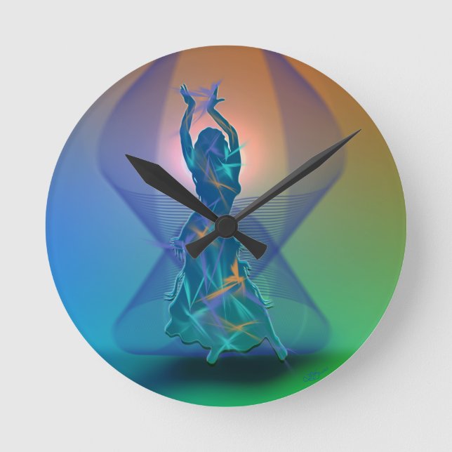 Horloge Ronde Danseuse *Pheja* (Recto)