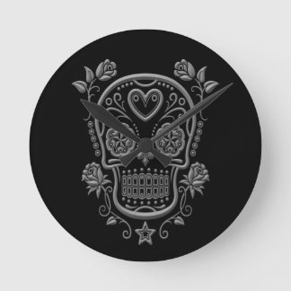 Horloge Ronde Dark Sugar Skull