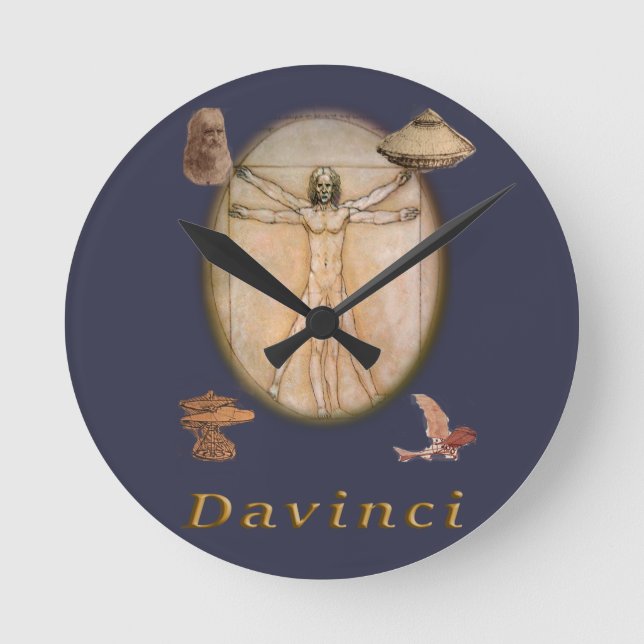 Horloge Ronde Davinci (Recto)