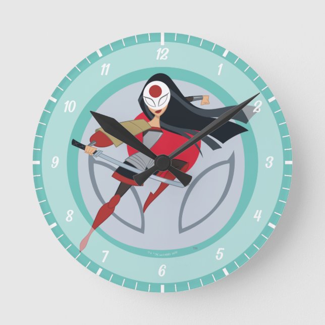 Horloge Ronde DC Super Hero Girls Katana (Recto)