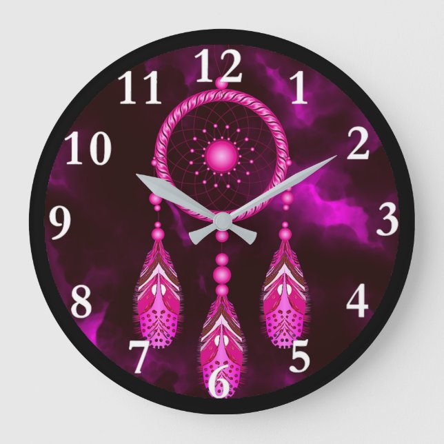 Horloge ronde de Dream Catcher (Recto)