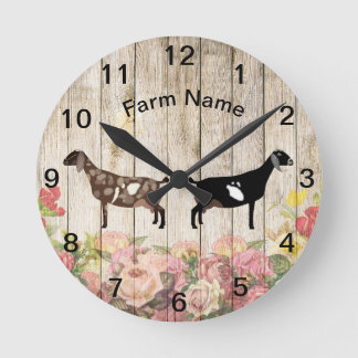 Horloge ronde de la ferme laitière nubienne person