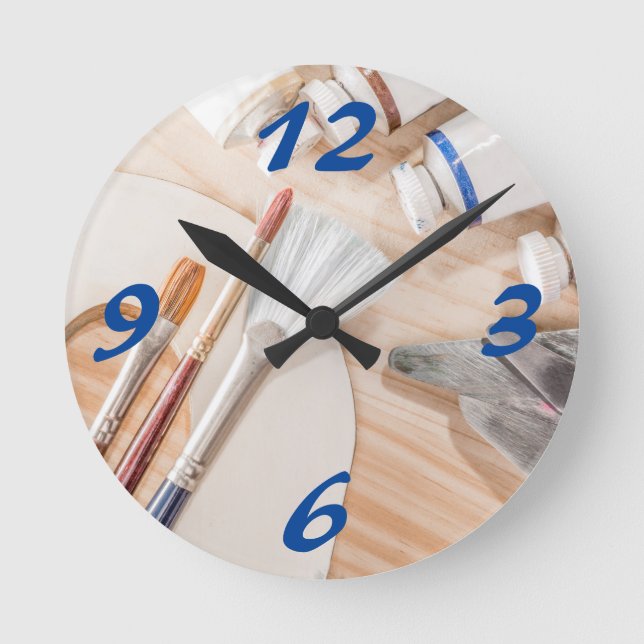 Horloge ronde de l'artiste (Recto)