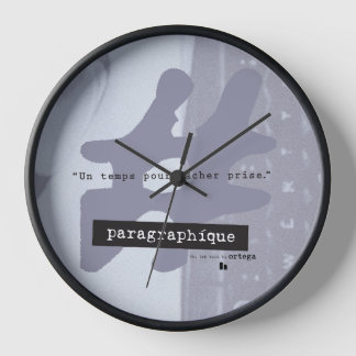 Horloge ronde de paragraphe