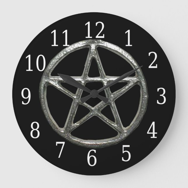 Horloge ronde de pentagramme (Recto)