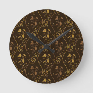 Horloge Ronde Décor des raisins