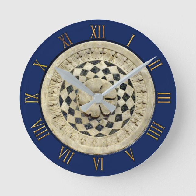 Horloge Ronde Décoration Renaissance italienne (Recto)