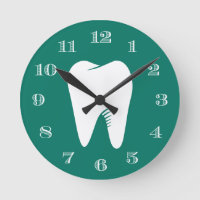 Dentist Office Dental Care White Tooth Teal Green