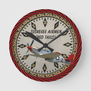 Horloge ronde des aviateurs de Tuskegee