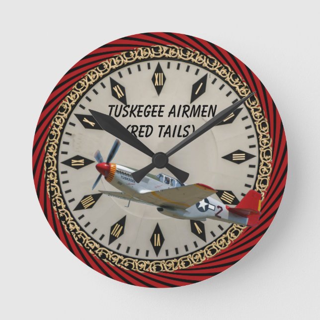 Horloge ronde des aviateurs de Tuskegee (Recto)