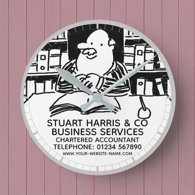 Horloge ronde des comptables agréés (Créateur téléchargé)