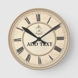 Horloge Ronde Des oiseaux doux ressortent dans votre maison 24h/