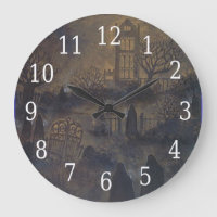 Horloge ronde des zombies