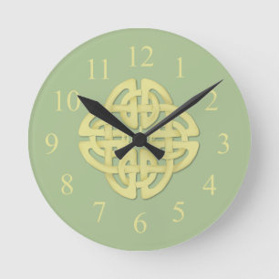 Horloge Ronde Design élégant moderne Simple Celtic Minimaliste A
