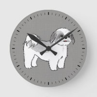 Dessin de chien Shih Tzu mignon