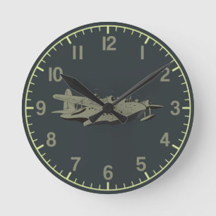 Horloge Ronde Dessin "Sunderland"