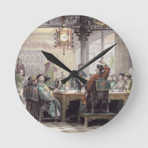 Horloge Ronde Dinner Party at a Mandarin's House, from 'China in