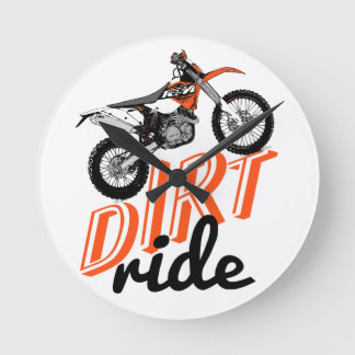 Horloge Ronde Dirt