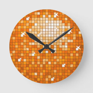 Horloge Ronde Disco Tiles Wall clock