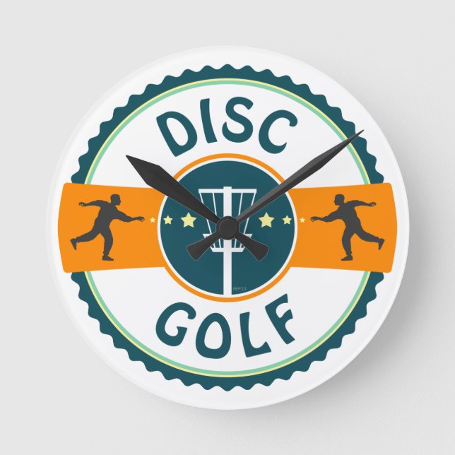 Horloge Ronde Disk Golf (Recto)