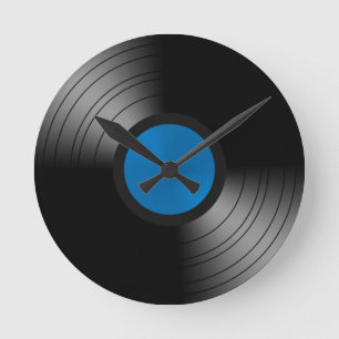 Horloge Ronde Disque vinyle