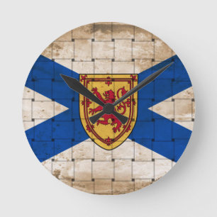 Horloge Ronde Distressed Nova