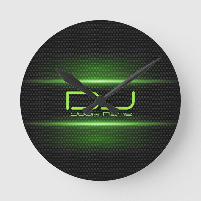 Horloge Ronde DJ Wall Clock (Recto)
