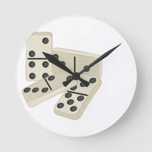 Horloge Ronde Dominos