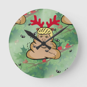 Horloge Ronde donald trump