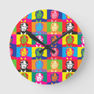 Horloge Ronde donald trump