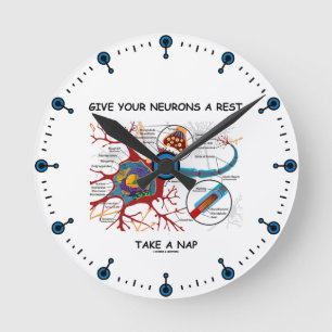 Horloge Ronde Donnez vos neurones qu'un repos prennent une