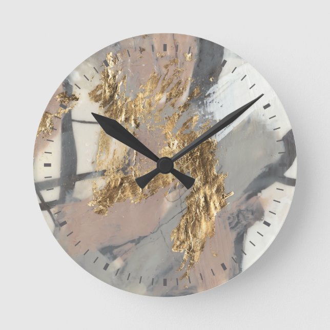 Horloge Ronde D'or rougissez (Recto)