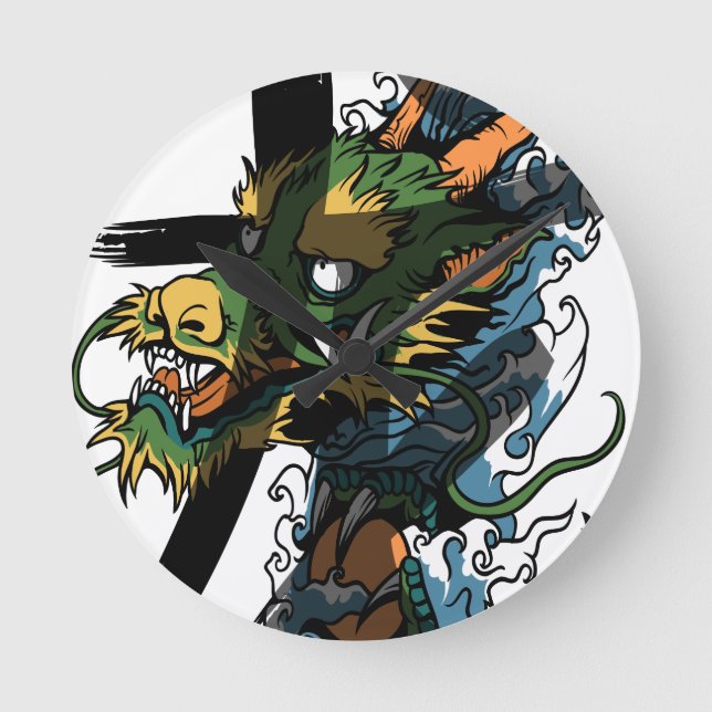 Horloge Ronde Dragon (Recto)