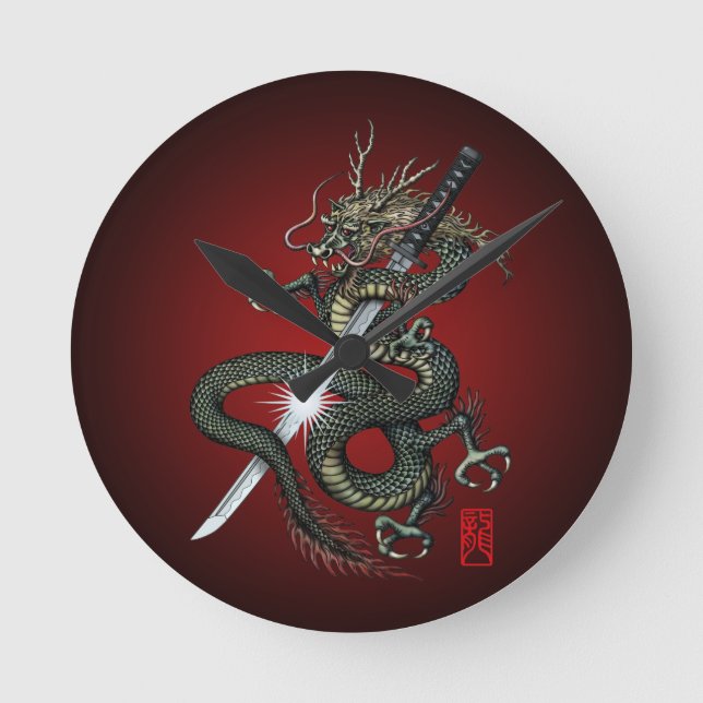 Horloge Ronde Dragon (Recto)