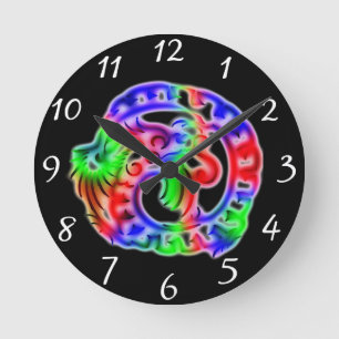 Horloge Ronde Dragon