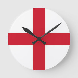 Horloge Ronde drapeau anglais