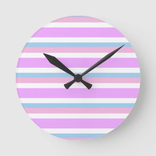 Horloge Ronde Drapeau de fierté intersexe