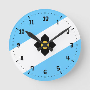 Horloge Ronde Drapeau de Madison, Wisconsin
