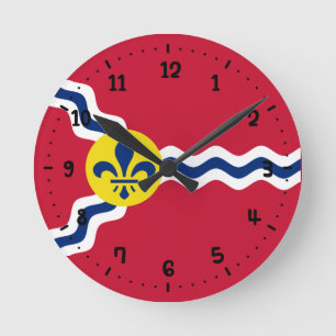 Horloge Ronde Drapeau de Saint-Louis, Missouri