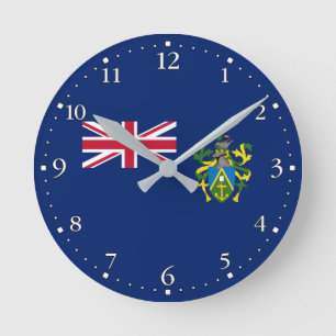 Horloge Ronde Drapeau des îles Pitcairn