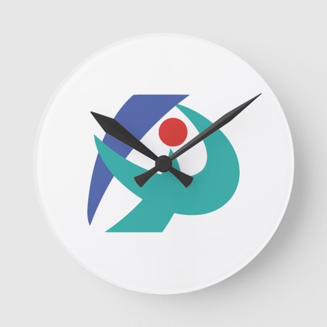 Horloge Ronde Drapeau Iga, Mie, Japon (Recto)