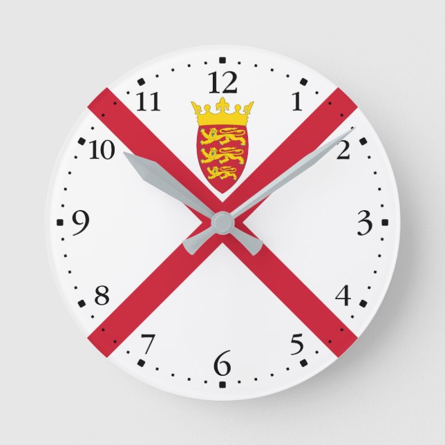 Horloge Ronde Drapeau Jersey (Recto)