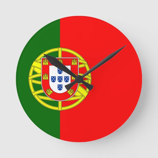 Horloge Ronde Drapeau Portugal (Recto)