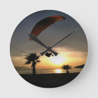 Dropzone At Dusk Adventure Paraglider Art