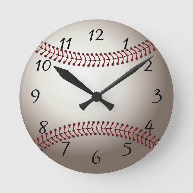 Horloge ronde du baseball (Recto)