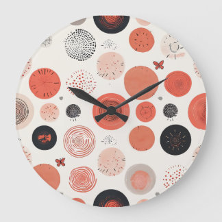Horloge ronde du mur acrylique