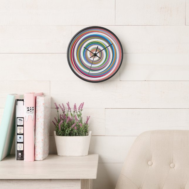 Horloge ronde du vortex (Salle de lecture)